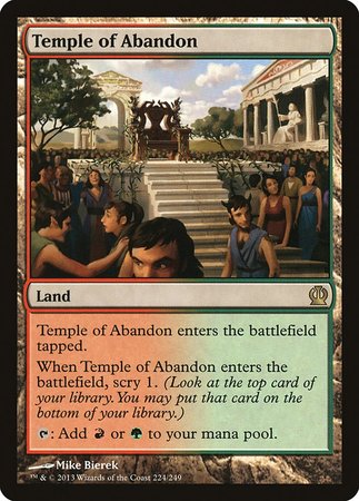 Temple of Abandon [Theros] | Games A Plunder