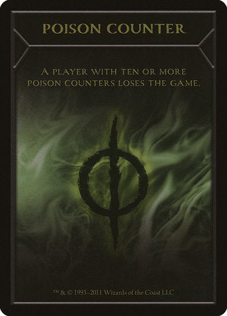 Poison Counter Token [New Phyrexia Tokens] | Games A Plunder