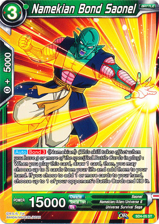 Namekian Bond Saonel (Starter Deck - The Guardian of Namekians) [SD4-05]