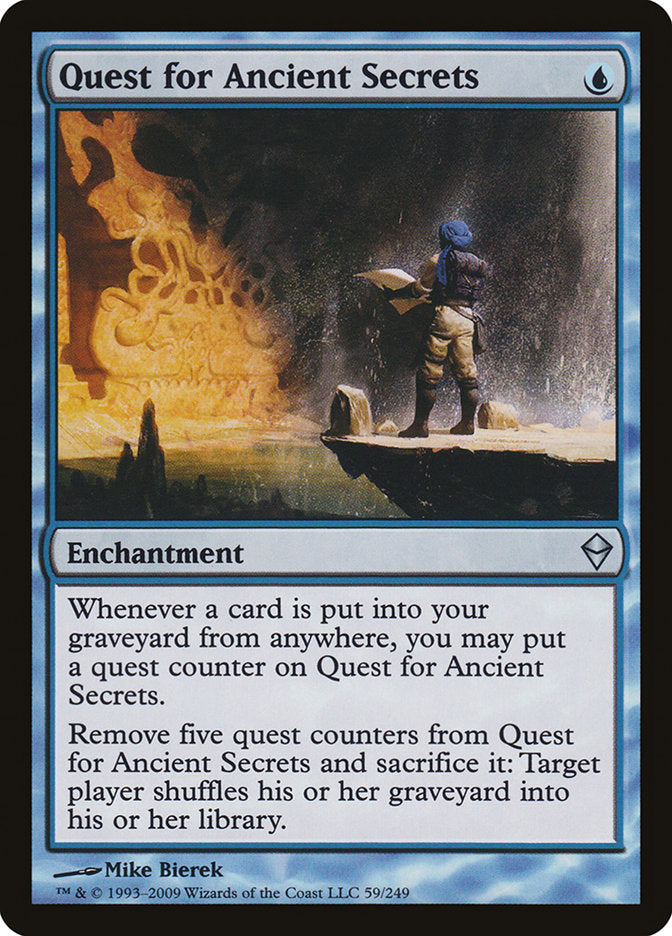 Quest for Ancient Secrets [Zendikar] | Games A Plunder