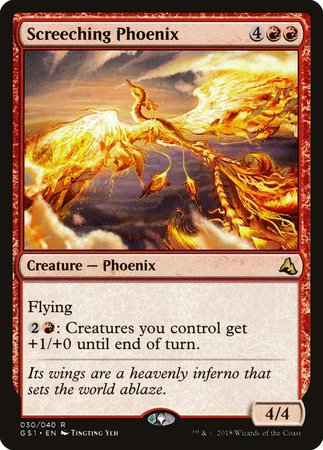 phoenix cards mtg Screeching [Global Series Jiang Yanggu & Mu Yanling] They mutate into the creature on top plus all abilities from under it.) Sunstreak Phoenix - Foil -