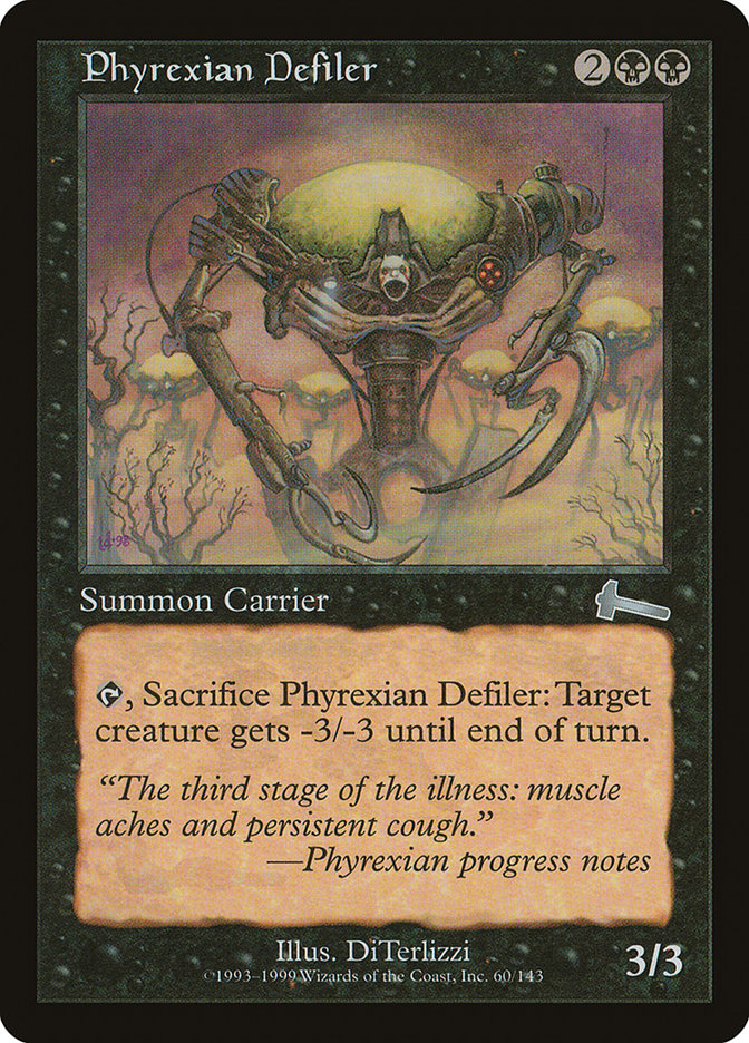 Phyrexian Defiler [Urza's Legacy] | Games A Plunder
