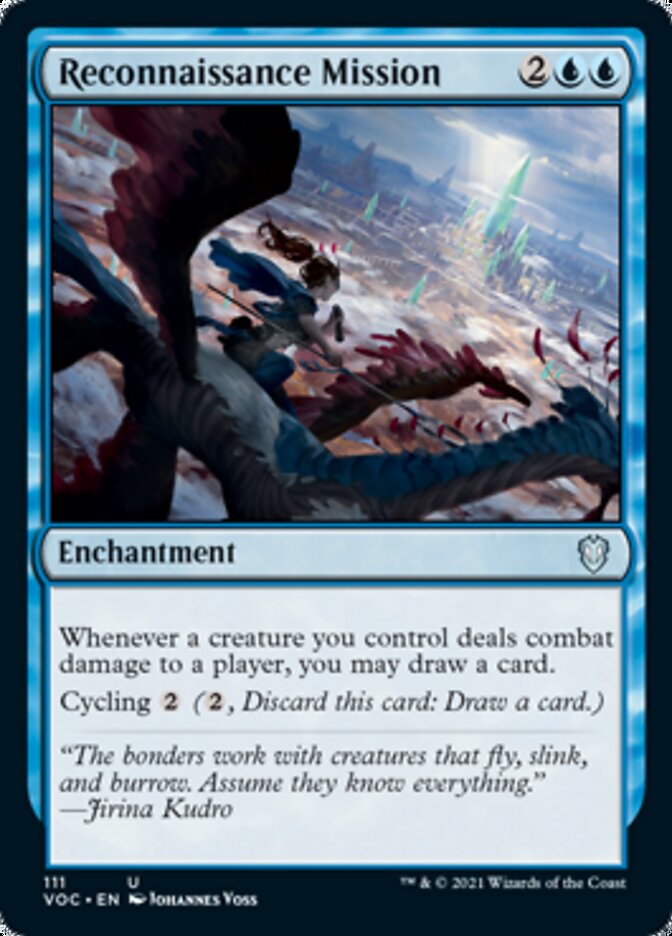 mtg crimson vow commander cards Reconnaissance Mission [Innistrad: Crimson Vow Commander]