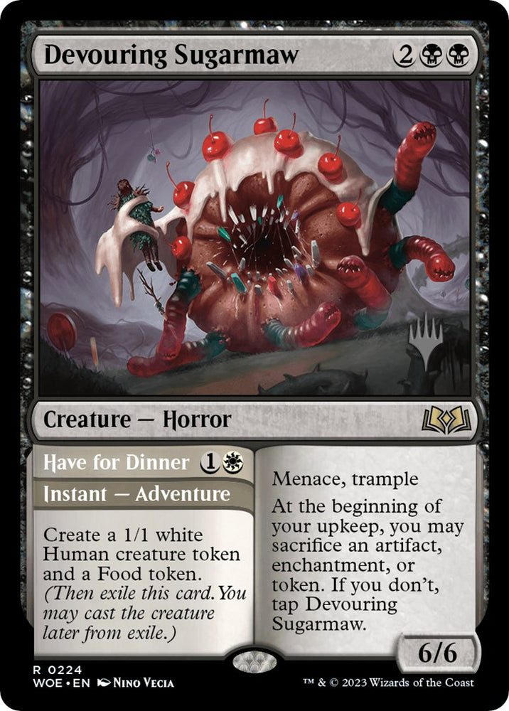 Devouring Sugarmaw // Have for Dinner(Promo Pack) [Wilds of Eldraine Promos]
