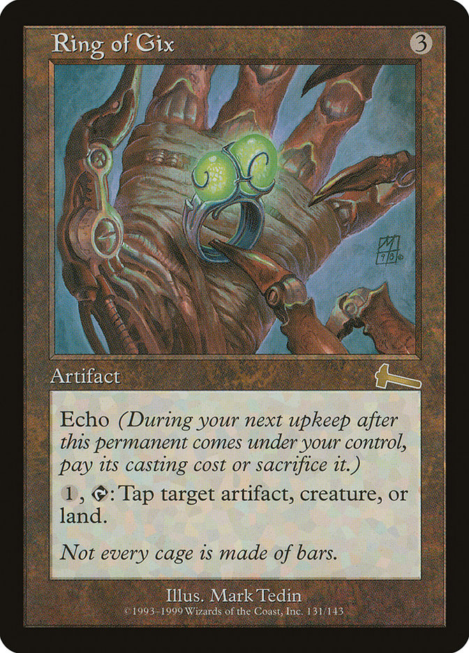 Ring of Gix [Urza's Legacy] | Games A Plunder