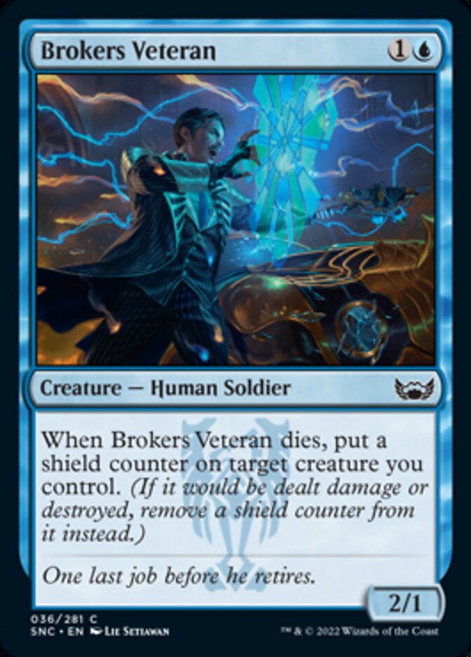 brokers cards mtg Brokers Veteran [Streets of New Capenna]