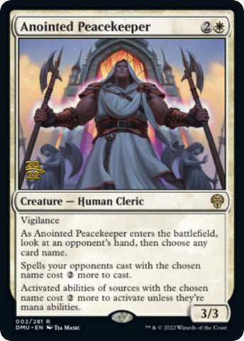 Anointed Peacekeeper [Dominaria United Prerelease Promos]