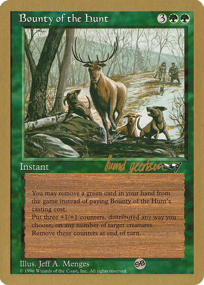 Bounty of the Hunt (Svend Geertsen) (SB) [World Championship Decks 199 Bounty of the Hunt (Svend Geertsen) (SB) [World Championship Decks 199