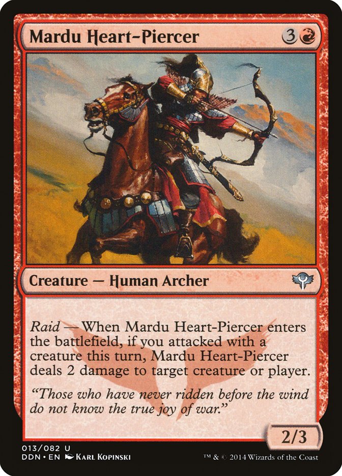 Mardu Heart-Piercer [Duel Decks: Speed vs. Cunning] | Games A Plunder