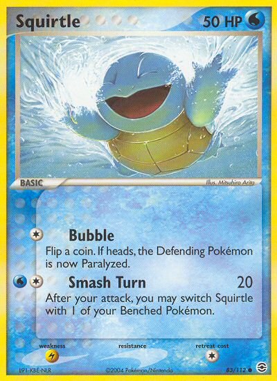 squirtle rare card The Most Valuable Squirtle Pokemon TCG Cards