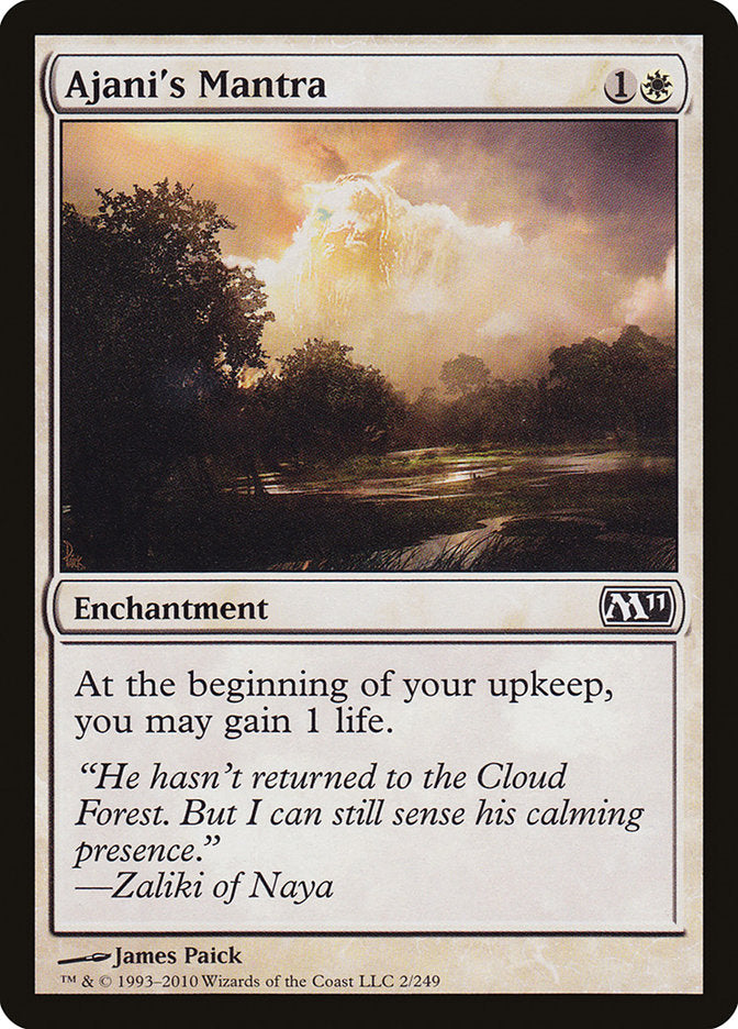 Ajani's Mantra [Magic 2011] | Games A Plunder