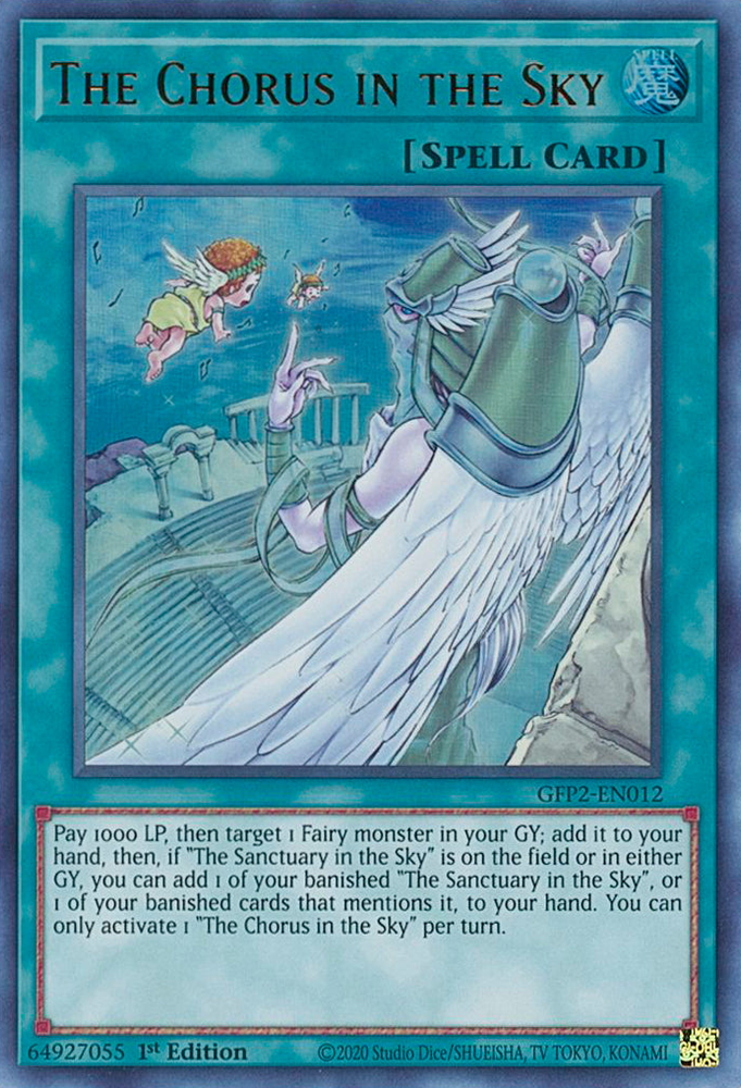 yugioh cards from the sky The Chorus in the Sky [GFP2-EN012] Ultra Rare