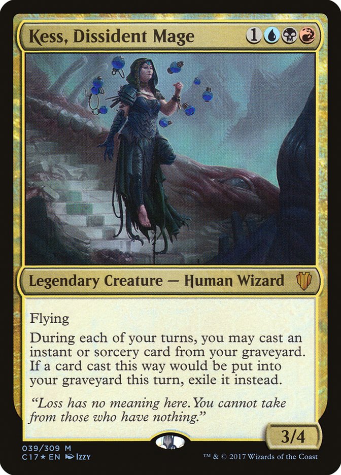 Kess, Dissident Mage [Commander 2017] | Games A Plunder