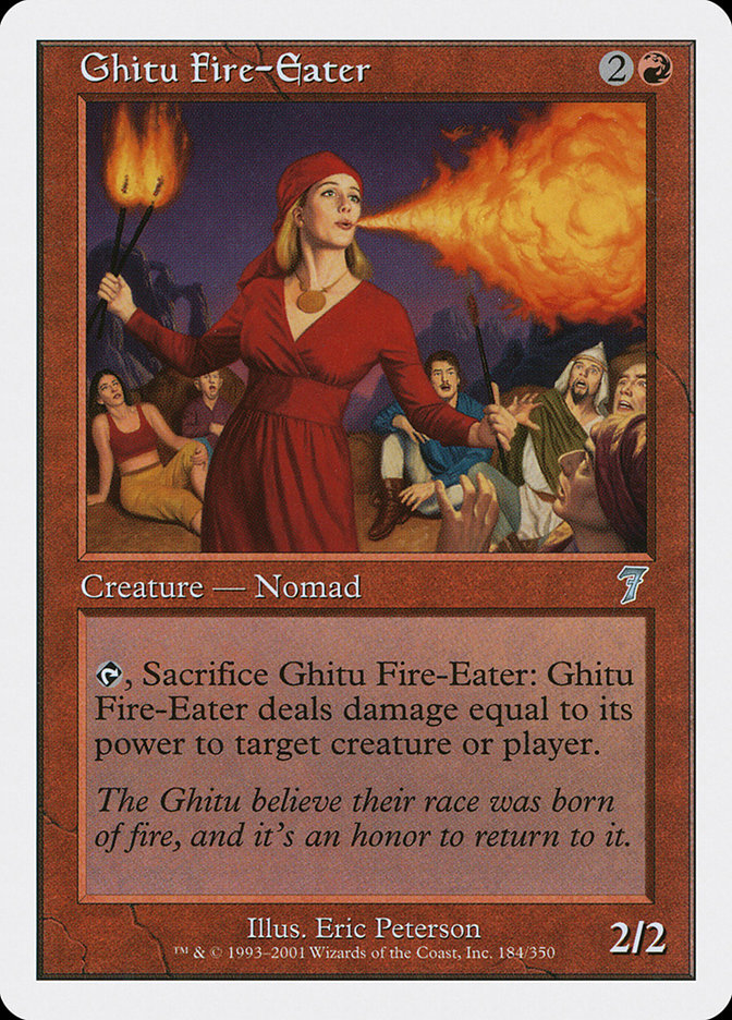 Ghitu Fire-Eater [Seventh Edition] | Games A Plunder