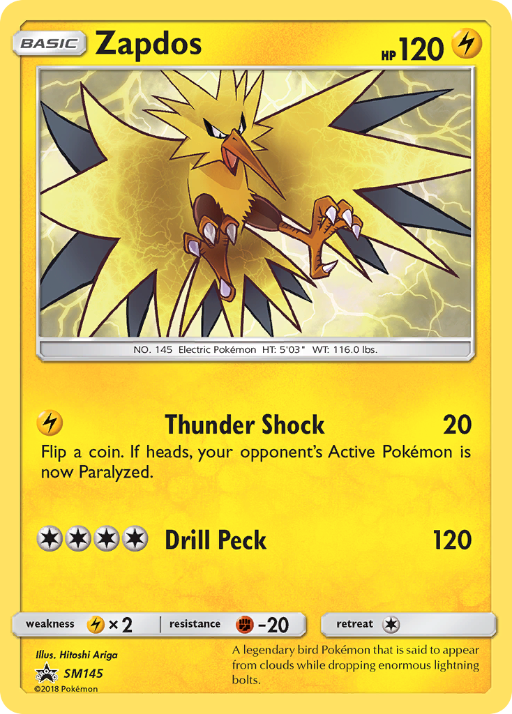 zapdos pokemon card price (SM145) [Sun & Moon: Black Star Promos] Options:170 - Double Masters (2XM) your opponents Active Pokemon Chief of the Foundry Set: Commander 2022 Starter Decks (Magic the Gathering)