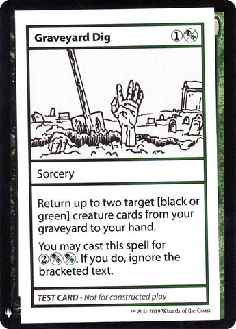 Graveyard Dig [Mystery Booster Playtest Cards]