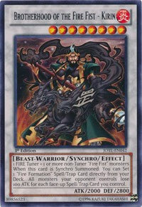 beast warrior synchro monsters Brotherhood of the Fire Fist