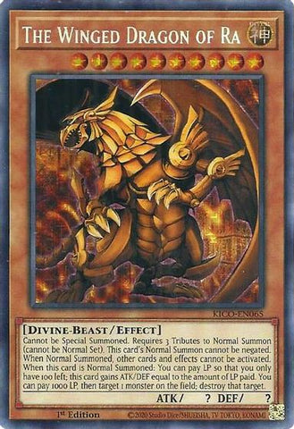 The Winged Dragon of Ra [KICO-EN065] Secret Pharaohâ€™s Rare