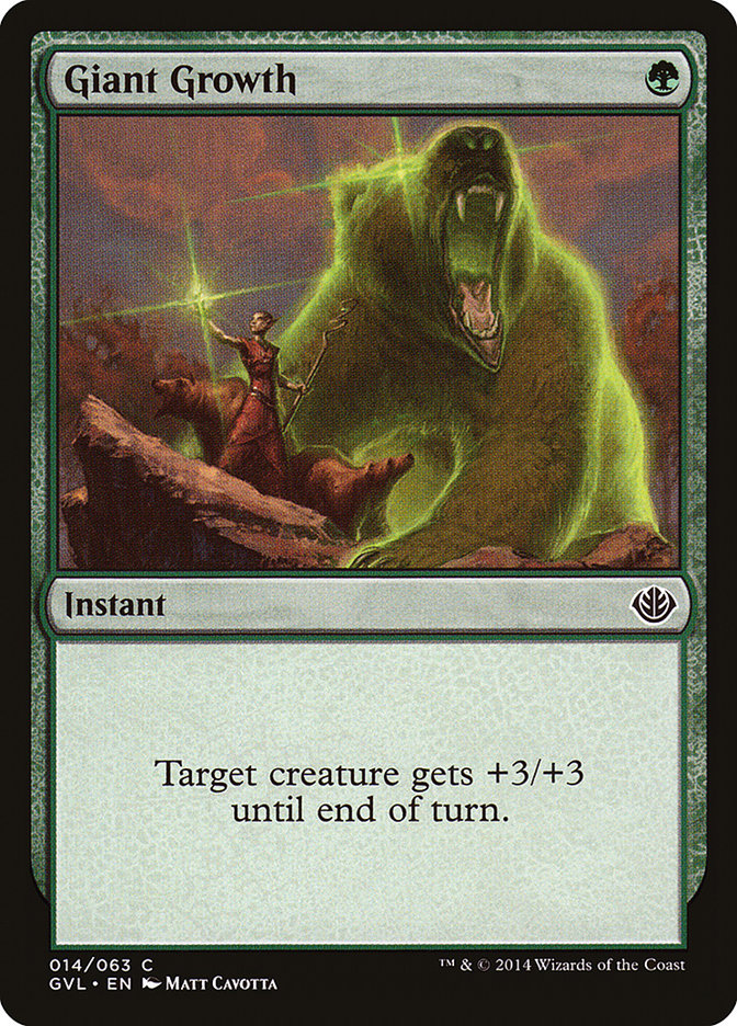 Giant Growth (Garruk vs. Liliana) [Duel Decks Anthology] | Games A Plunder