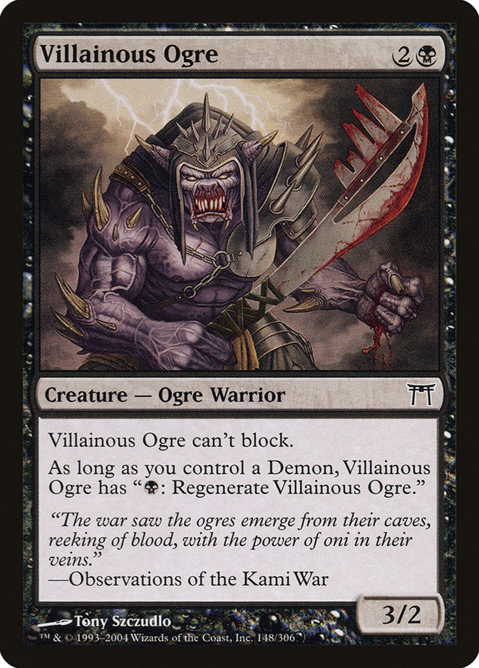 Villainous Ogre [Champions of Kamigawa] | Games A Plunder