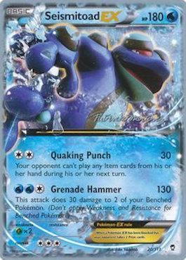 Seismitoad EX (20/111) (Punches 'n' Bites