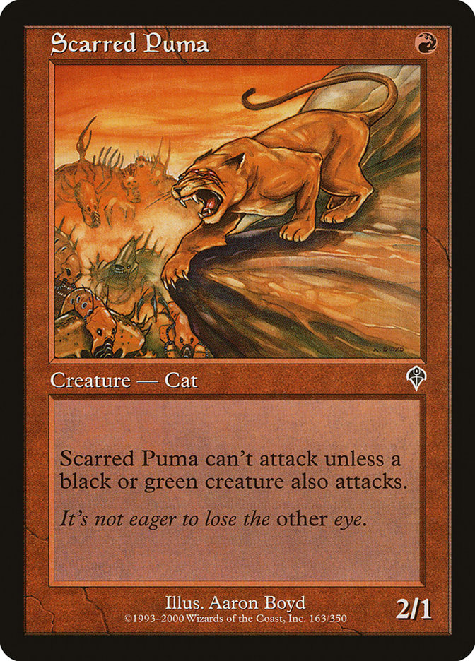 Scarred Puma [Invasion] | Games A Plunder