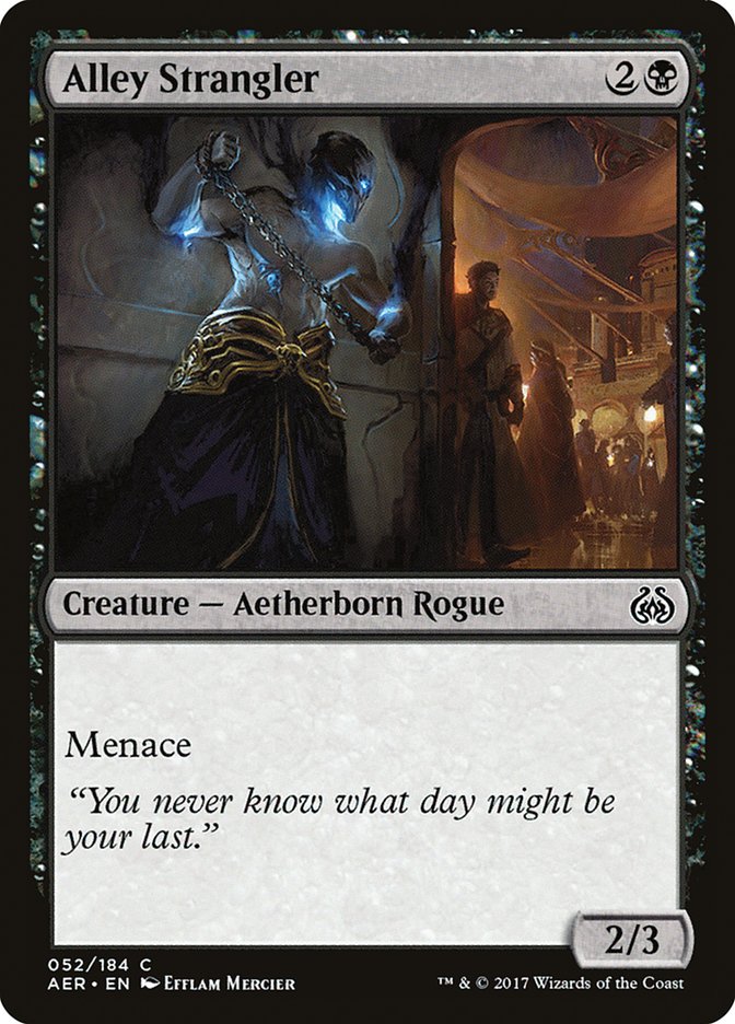 aether revolt card mtg Alley Strangler [Aether Revolt]