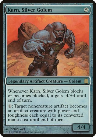 Karn, Silver Golem (Commander's Arsenal) [Commander's Arsenal Oversized]