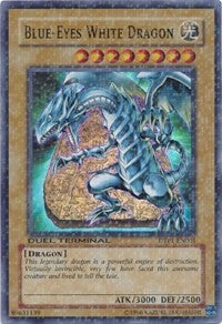 Blue-Eyes White Dragon [DTP1-EN001] Super Rare