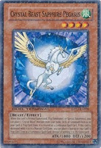 Crystal Beast Sapphire Pegasus [DTP1-EN028] Common