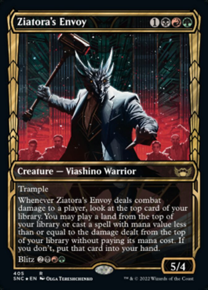Ziatora's Envoy (Showcase Golden Age Gilded Foil) [Streets of New Cape