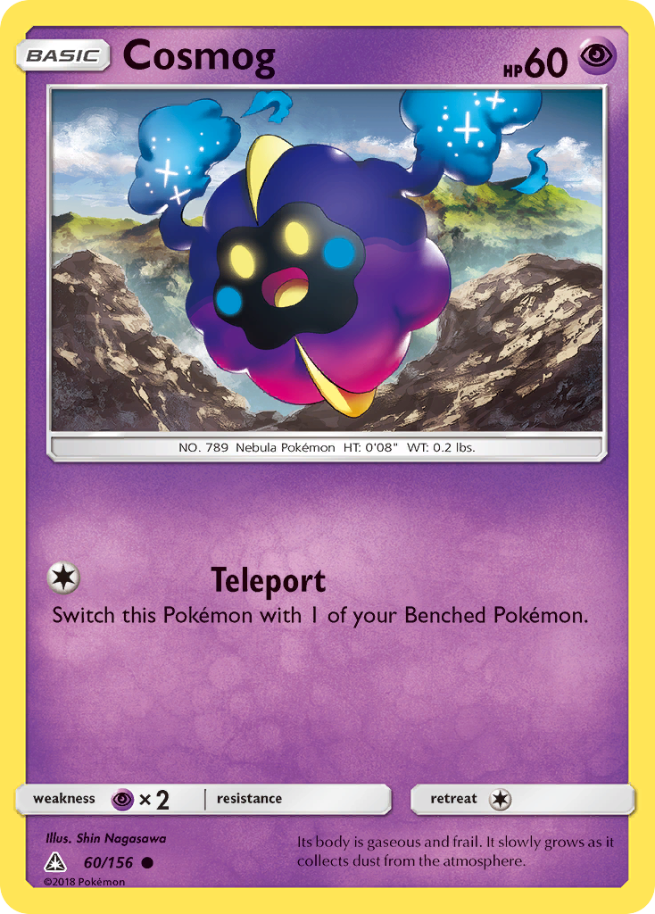 cosmog pokemon card TCG 014/028 TCGHOBBY Psychic Rarity Cosmog (60/156) [Sun & Moon: