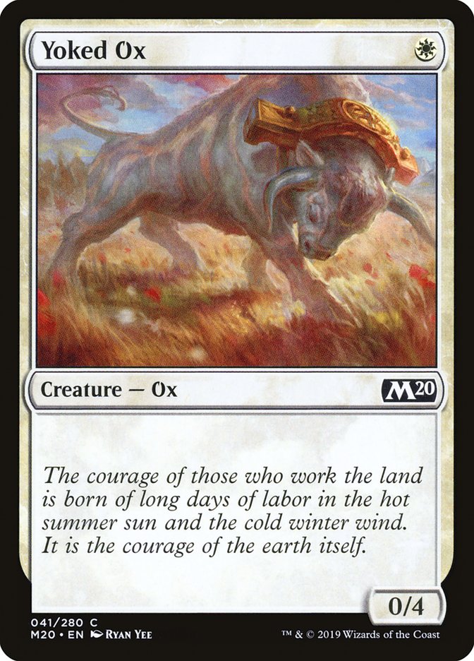 Yoked Ox [Core Set 2020]