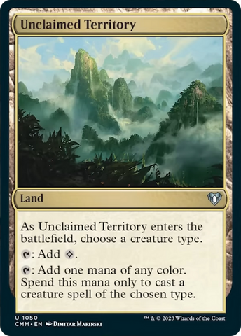 Unclaimed Territory [Commander Masters]