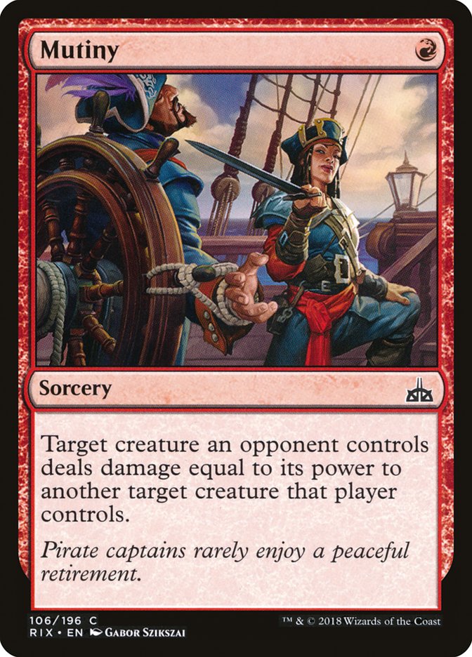 Mutiny [Rivals of Ixalan] | Games A Plunder