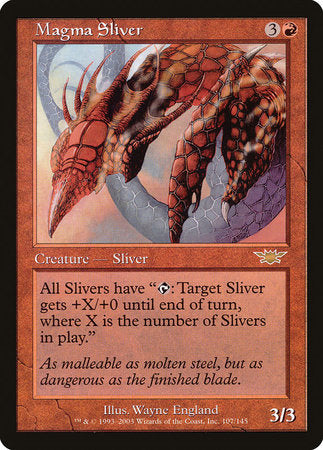 Magma Sliver [Legions] | Games A Plunder