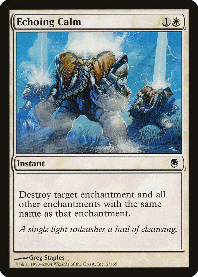 darksteel mtg cards Echoing Calm [Darksteel]