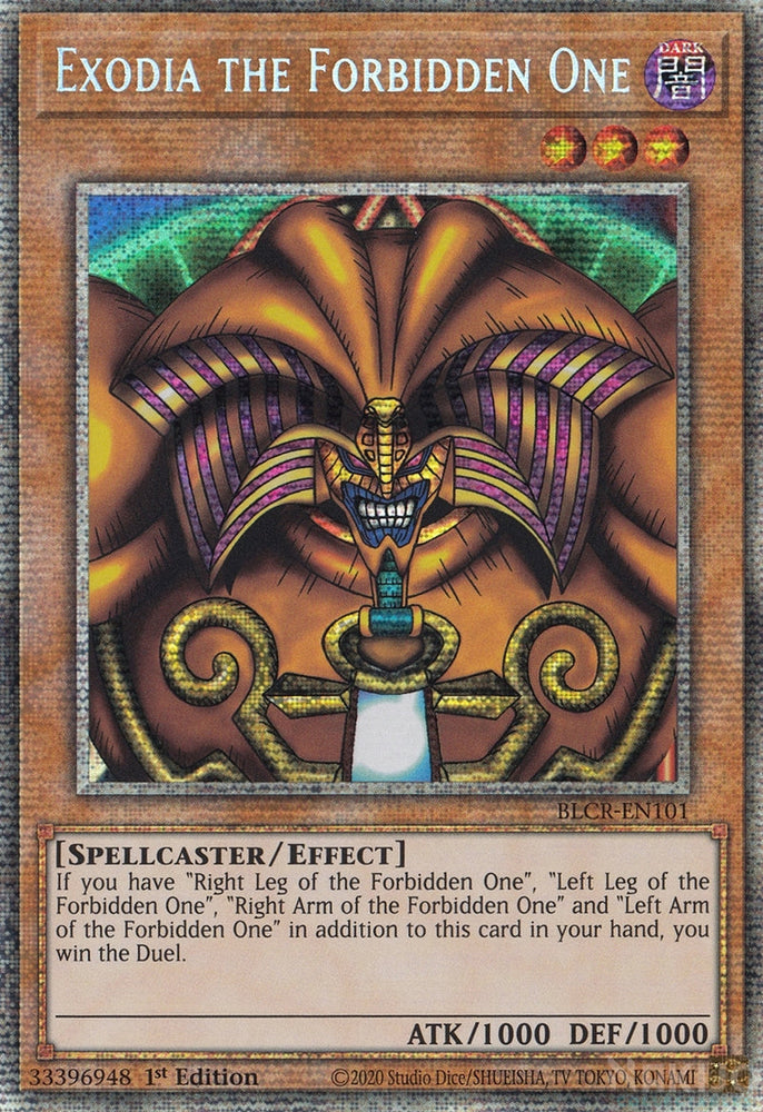 Exodia the Forbidden One [BLCR-EN101] Starlight Rare