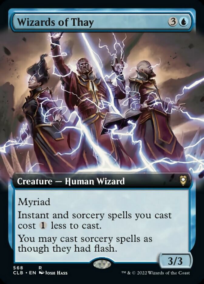 d&d mtg cards Wizards of Thay (Extended Art) [Commander Legends: Battle for Baldur's Gate]