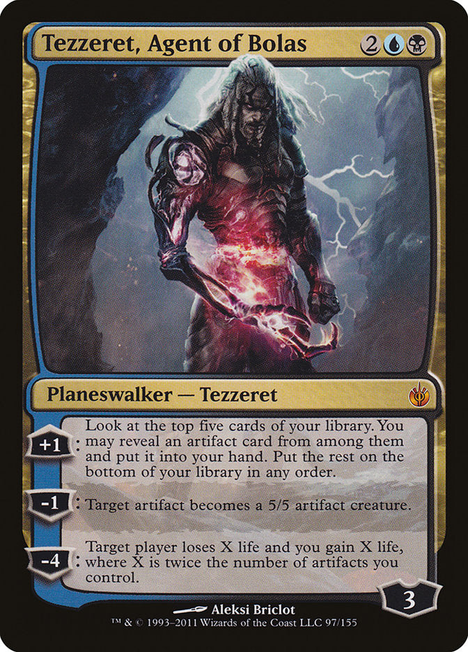 Tezzeret, Agent of Bolas [Mirrodin Besieged] | Games A Plunder