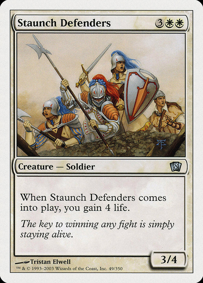 Staunch Defenders [Eighth Edition] | Games A Plunder