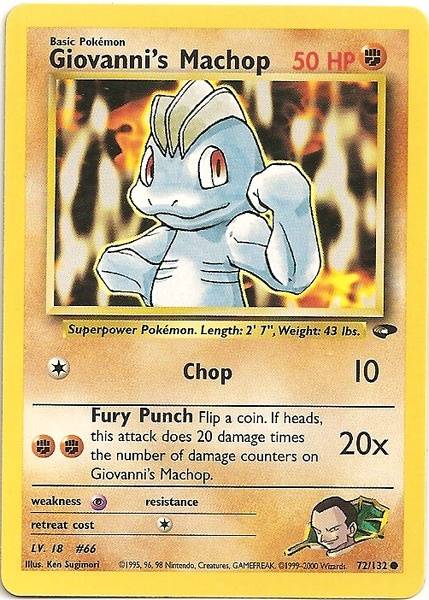 pokemon card machop HeartGold & Soulsilver Triumphant Common #67 Common Card Type PSA 7 - Pokemon Card