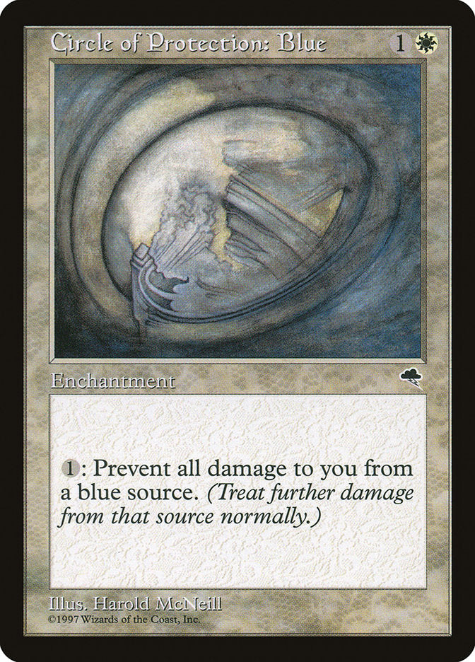 Circle of Protection: Blue [Tempest] | Games A Plunder