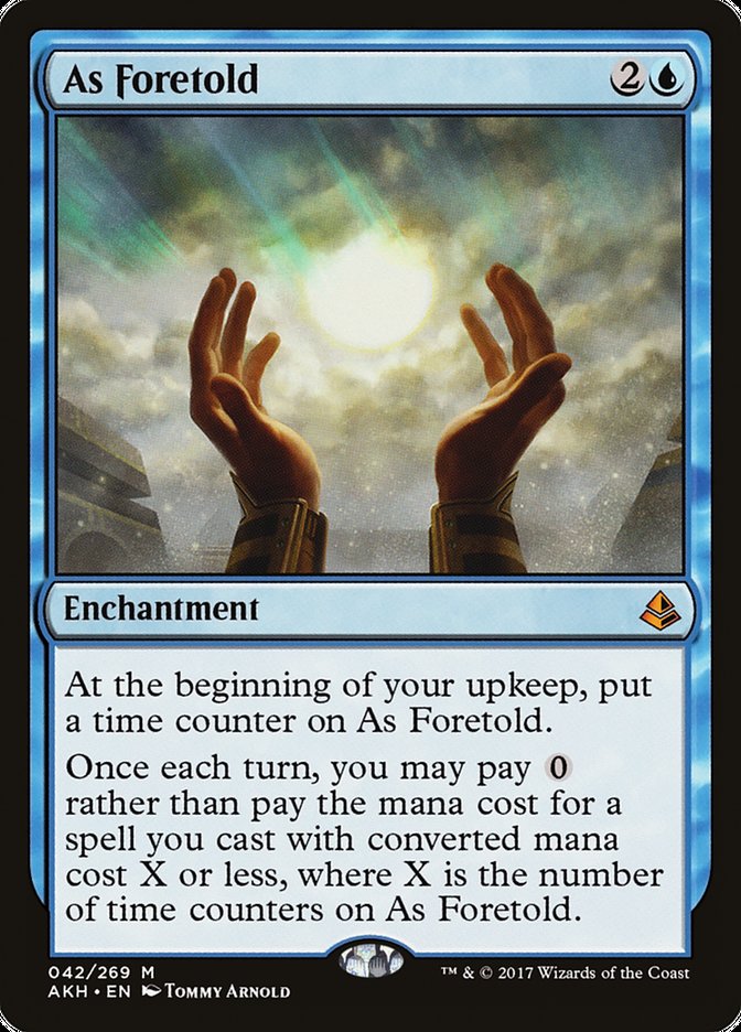 As Foretold [Amonkhet] | Games A Plunder