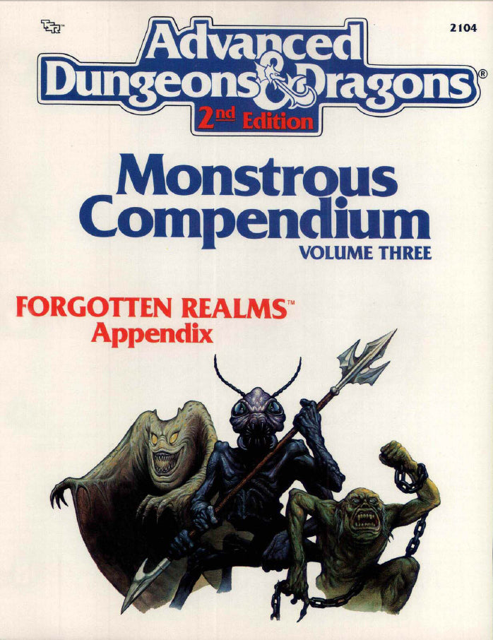 2E Monstrous Compendium 2104