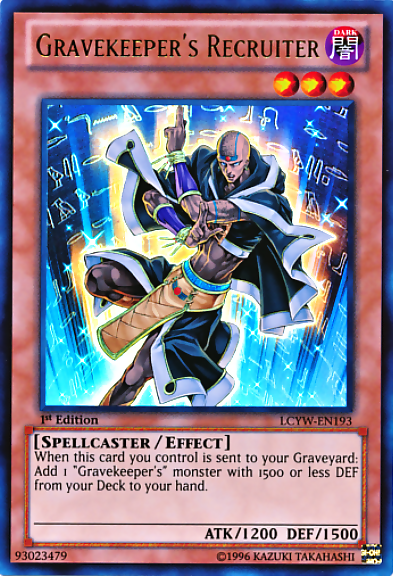 yugioh gravekeeper cards Gravekeeper's Headman - SOFU-EN012 Rare EN035 Monster Fresh from packs Gravekeeper's Support | Custom Cards
