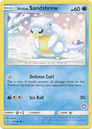 alolan sandslash pokemon card value Alolan Sandshrew (19/145) (Deck Exclusive #14) [Sun & Moon: Trainer Ki