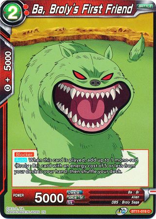 Ba, Broly's First Friend [BT11-019]