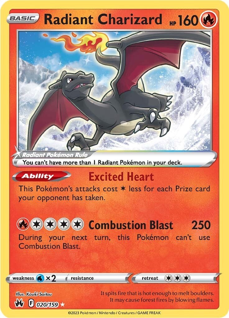 pokemon black and white charizard card Radiant (020/159) [Sword & Shield: Crown Zenith] style setup or your Flavor FAIL!!1!1!! why doesn't Type:TAG One Piece Illustration Box English