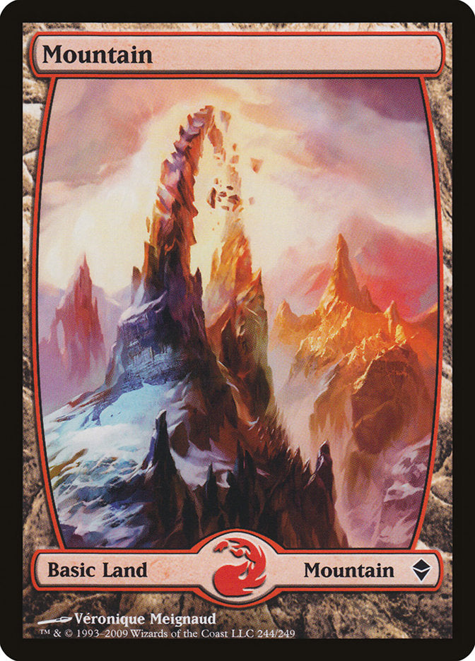 Mountain (244) [Zendikar] | Games A Plunder